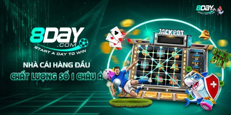 Các sảnh game giải trí thịnh hành nhất tại nhà cái 8DAY.